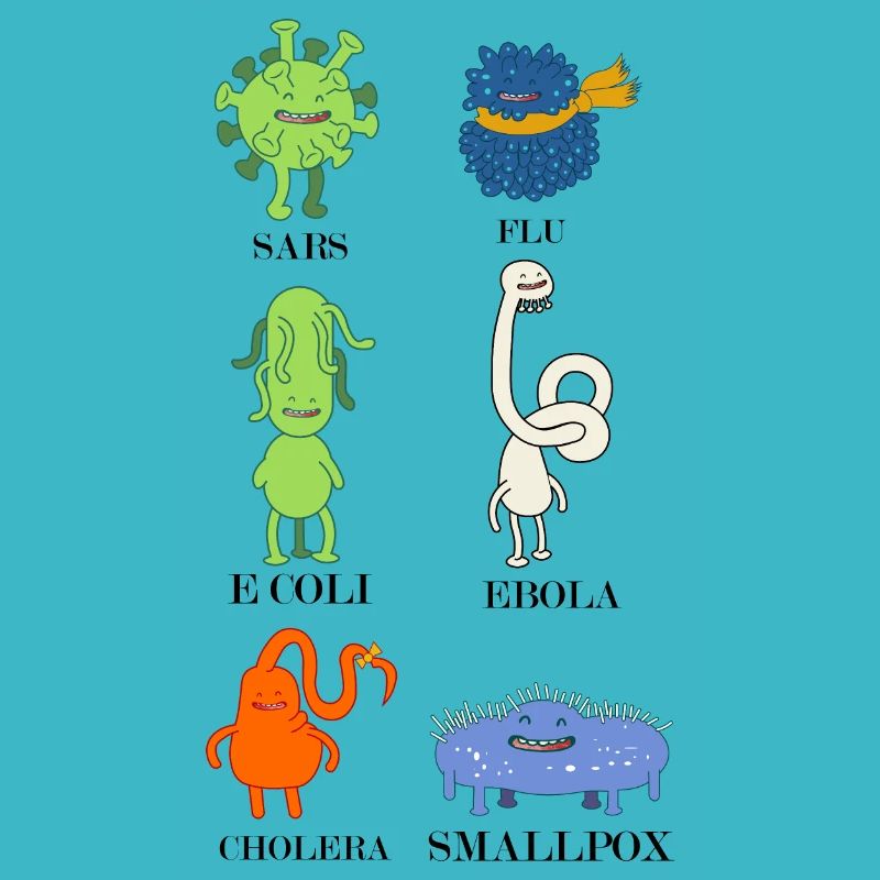 Sweet bacteria and viruses - flu, E.Coli