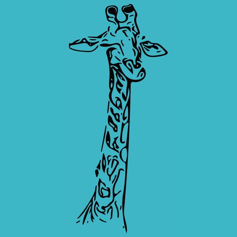 Vintage Vector Giraffe