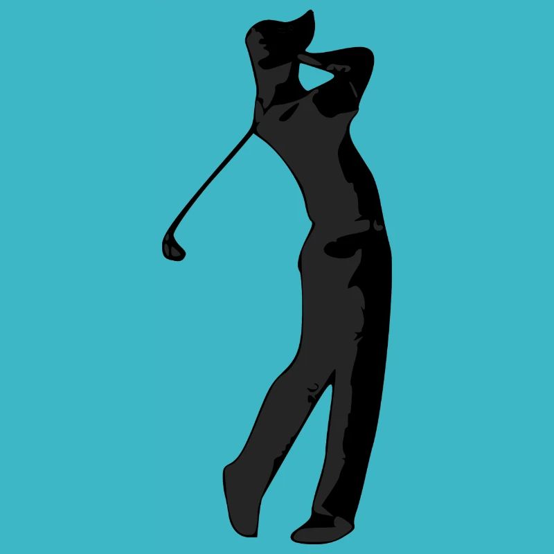 Golfer-Silhouette