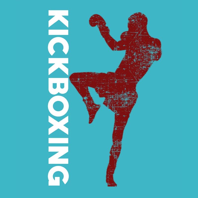 Cooles Kickboxen Kickboxer Kickboxen Sport Kampfsp