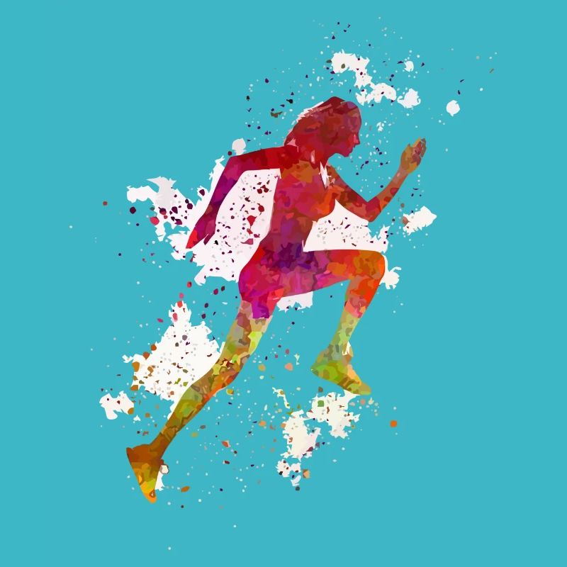 Running jogging saying I run