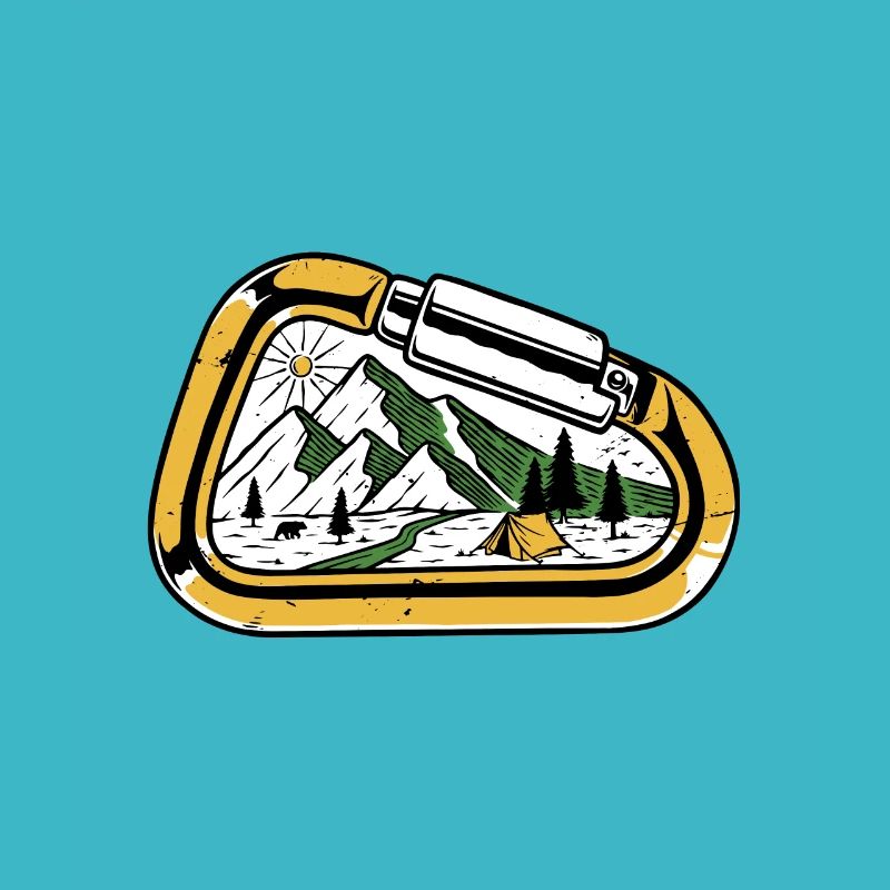Camping mousqueton