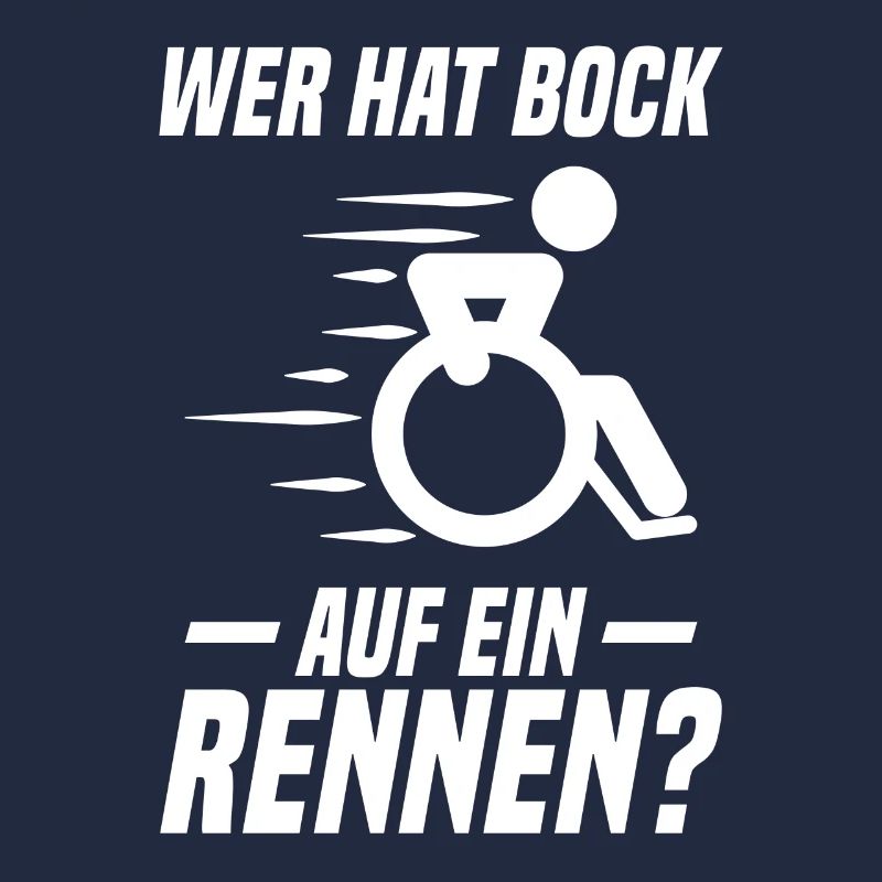 Bock auf ein Rennen? Rollstuhlfahrer Rollstuhl