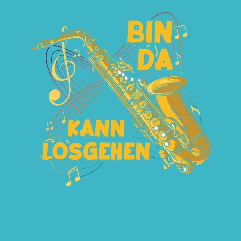 Bin da Saxophon Saxophonspieler