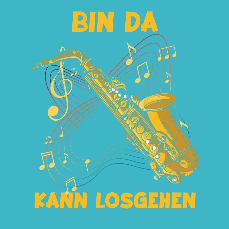 Bin da Saxophon Saxophonspieler