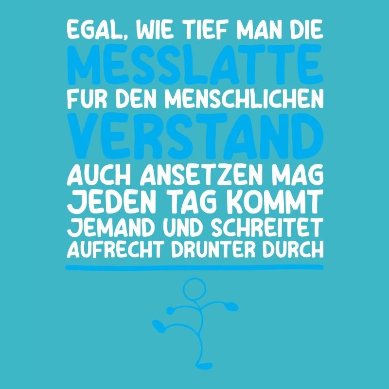 Messlatte Humor Sarkasmus Ironie