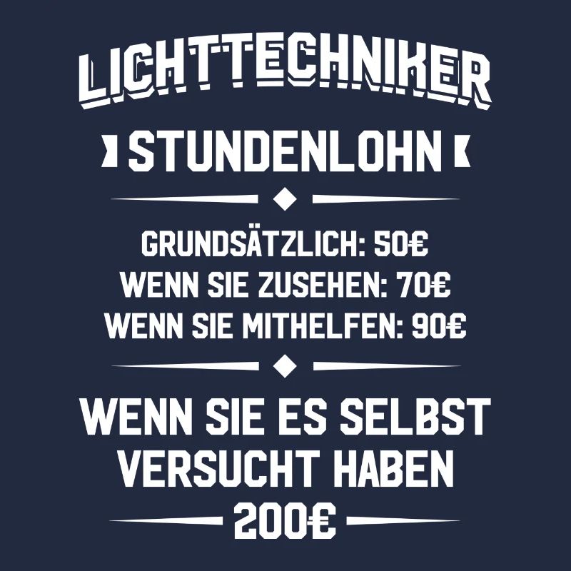 Lichttechniker Stundenlohn Light-Crew Lichttechnik