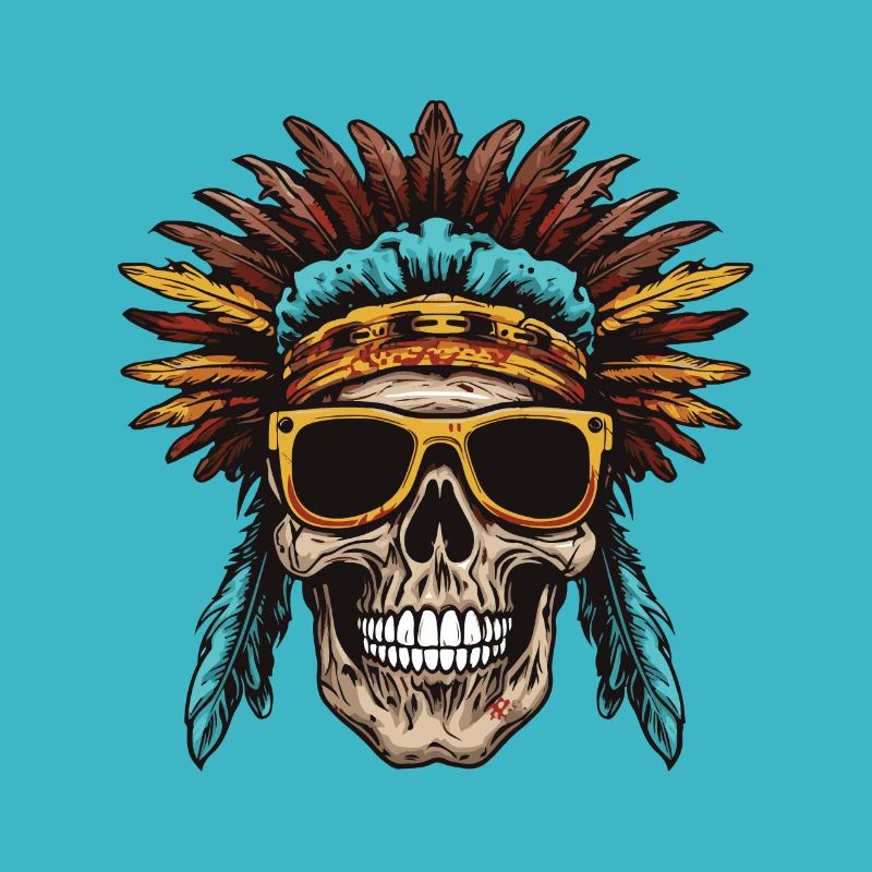 Apache Skull Indian