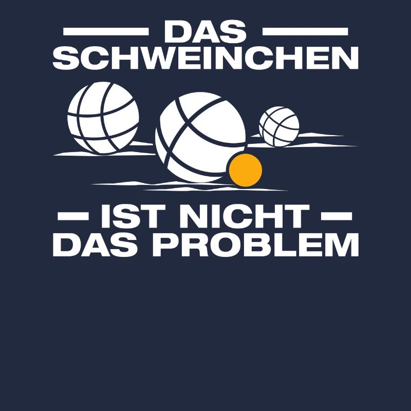 Das Schweinchen Petanque Boule Boulespieler