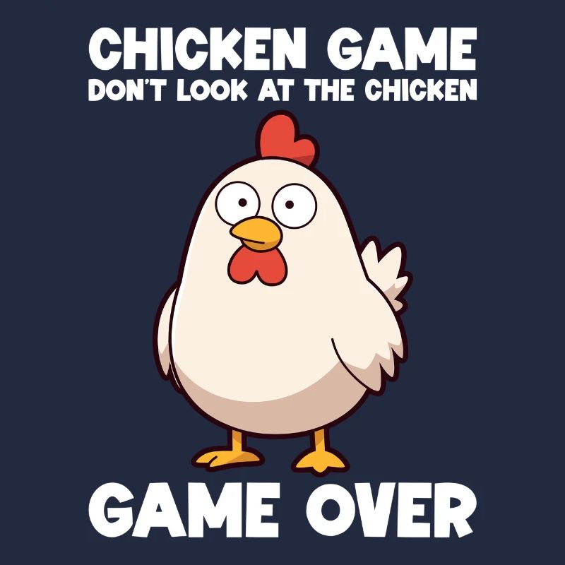 Chicken Game Don't look at the chicken Hühner