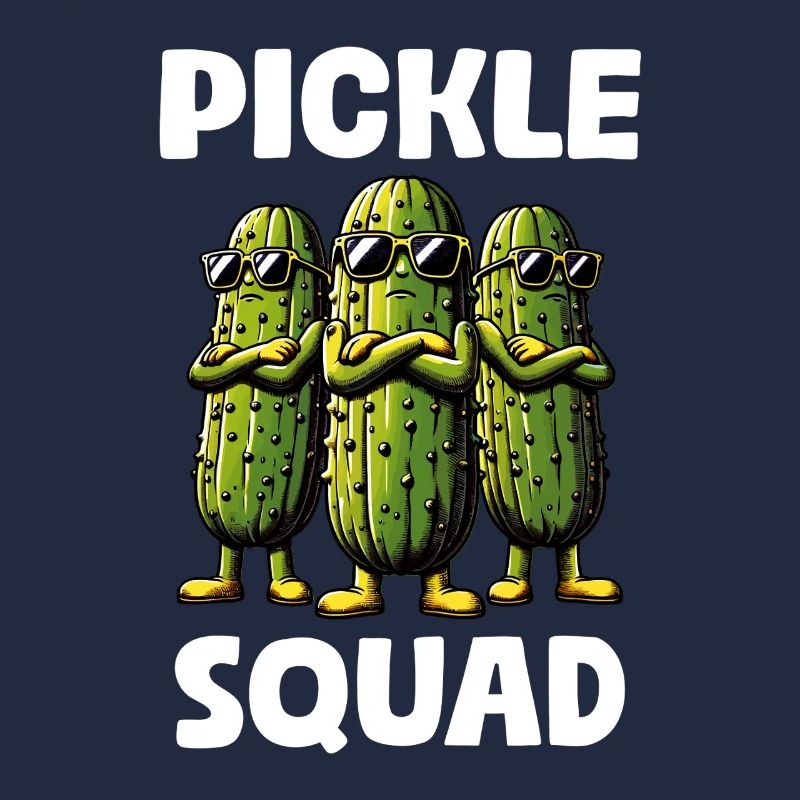 Pickle Squad Funny Cucumber Pickle Cucumber Lover