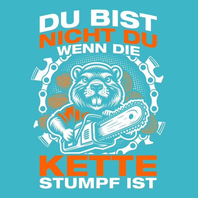 Kette stumpf Holz machen Holzfäller Waldarbeiter
