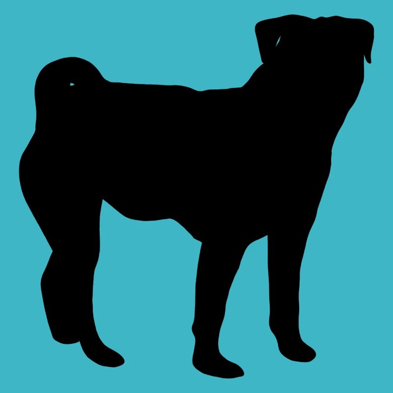Mops Silhouette