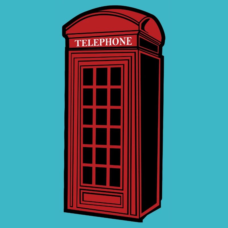 British telephone booth