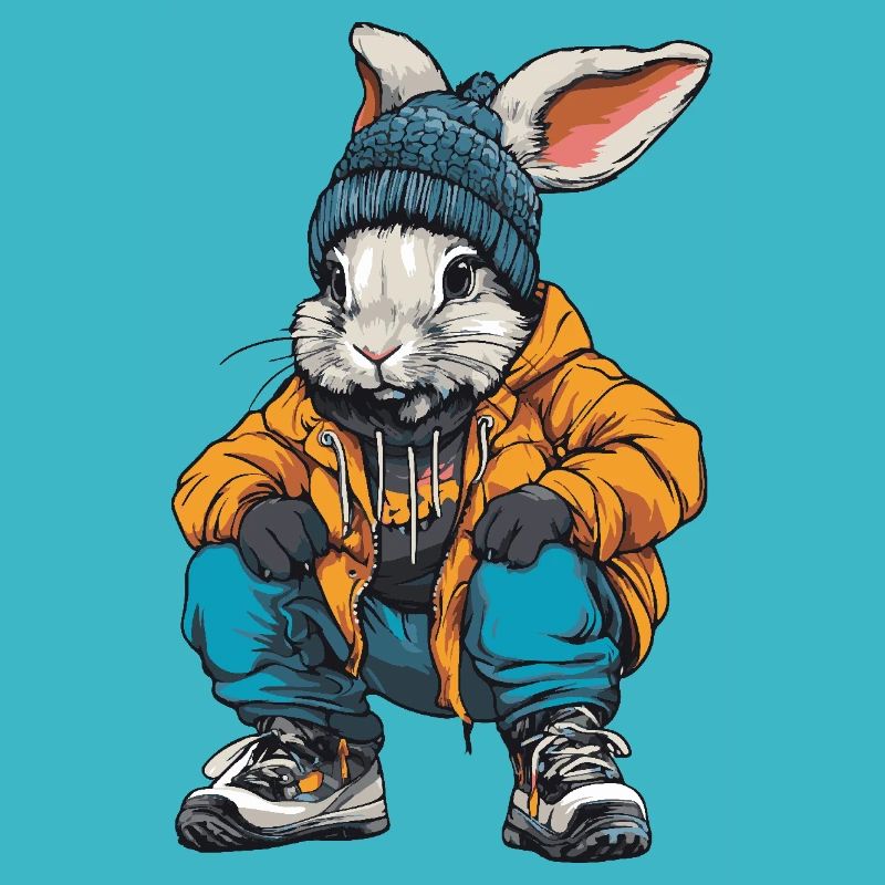 Hase Lustig Winter