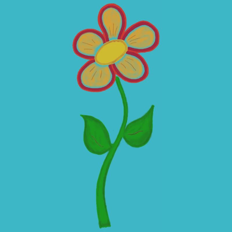 Chère fleur brille sur vous