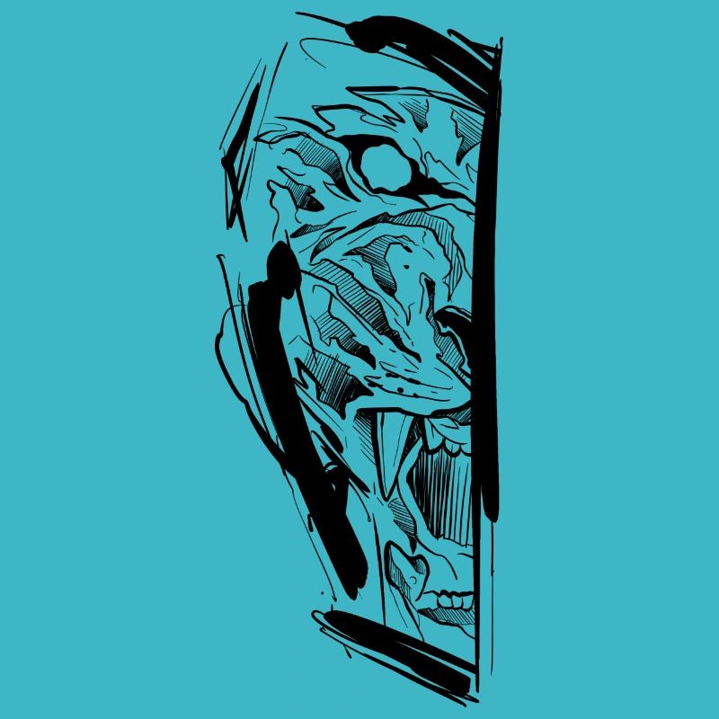 Half Tiger Head Sketchy