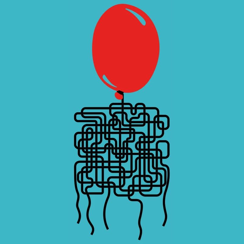 Balloonyrinth Balloon Thread Labyrinth