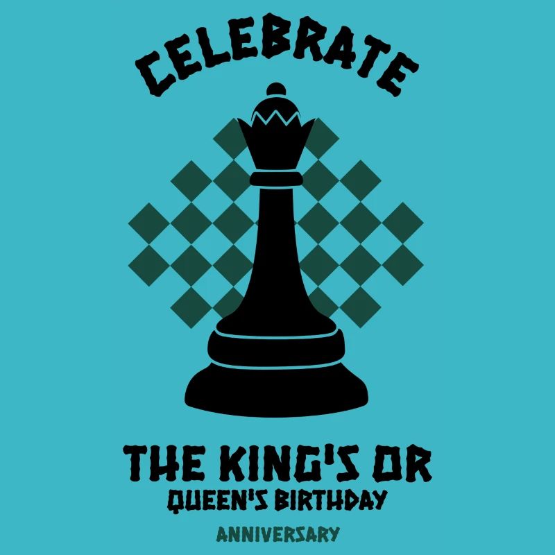 Chess Retro style design, black tone