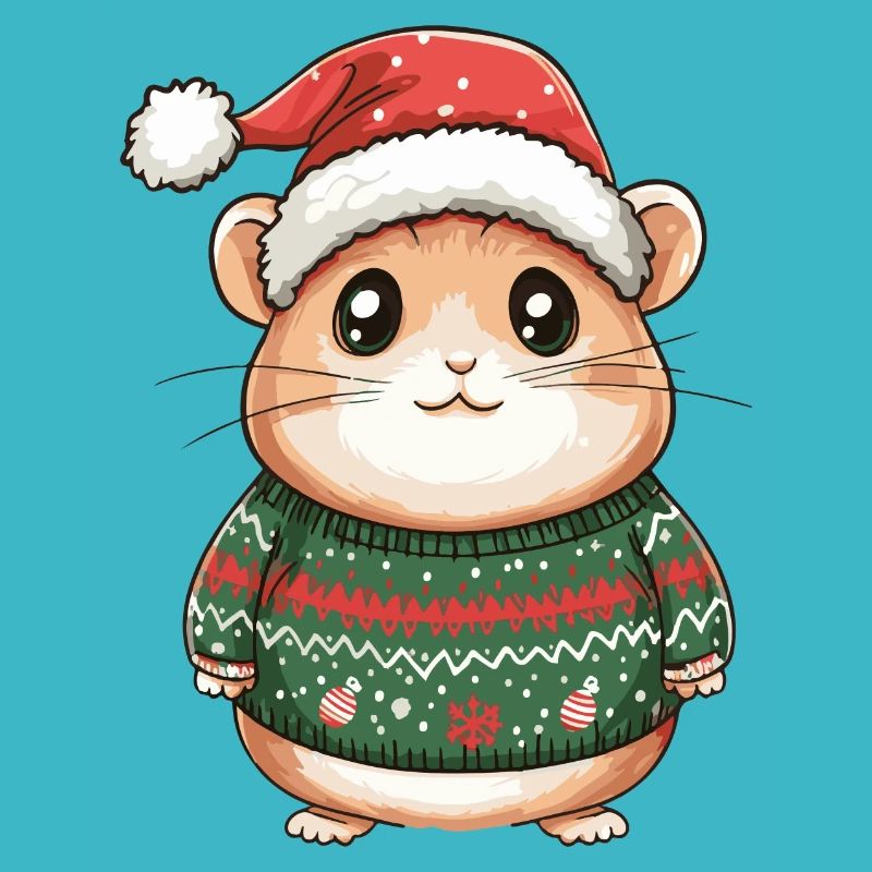 Hamster Weihnachten Comic