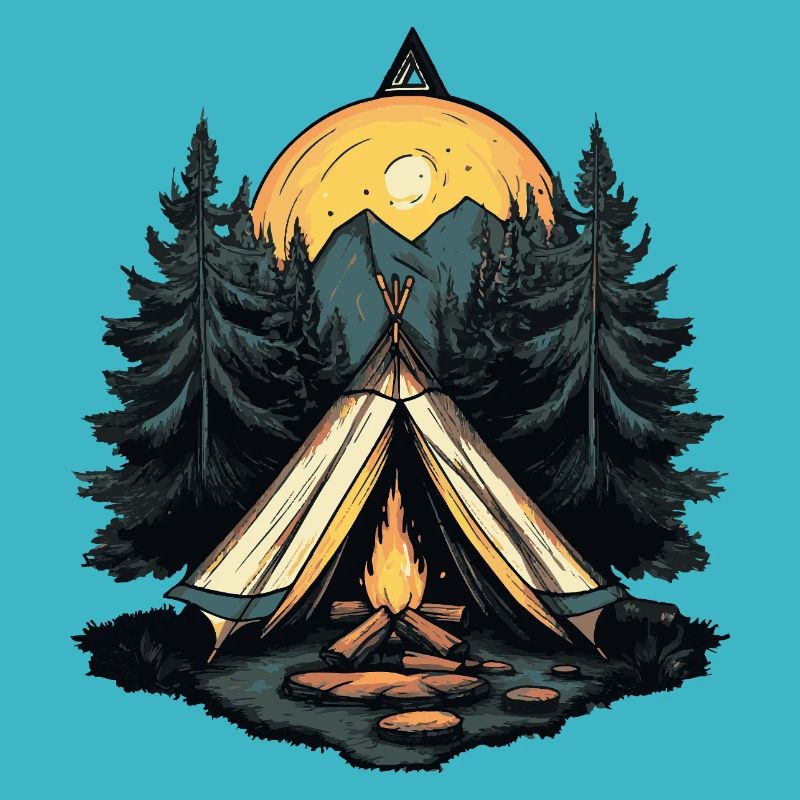 Camping Wald Zelt