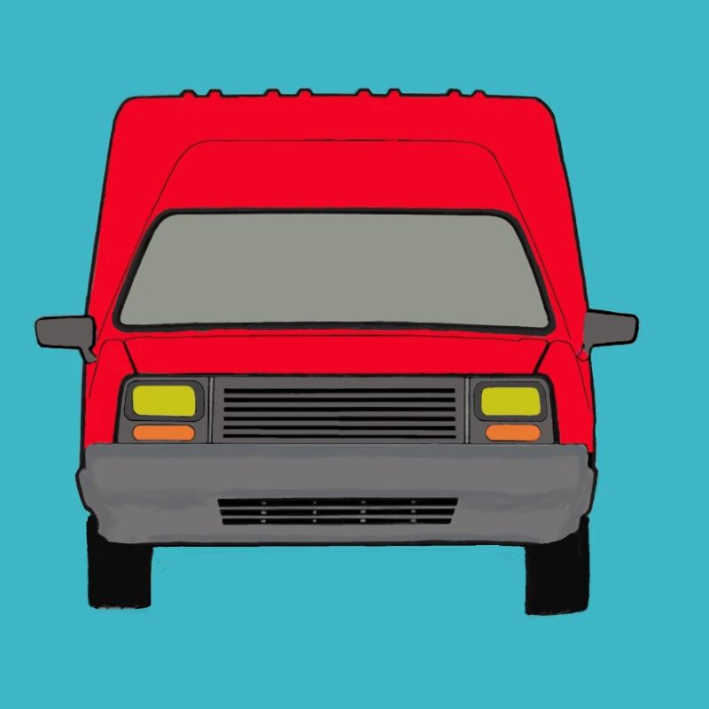 Red French Van