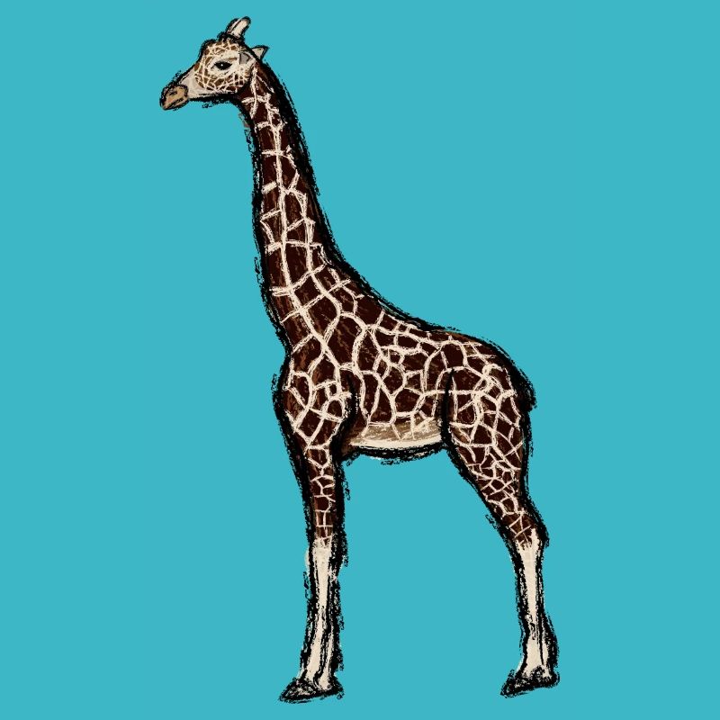 Design mit einer Giraffe 1