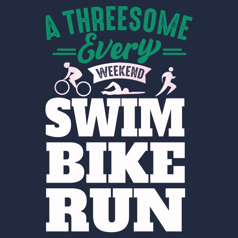 Motif de triathlon pour triathlètes