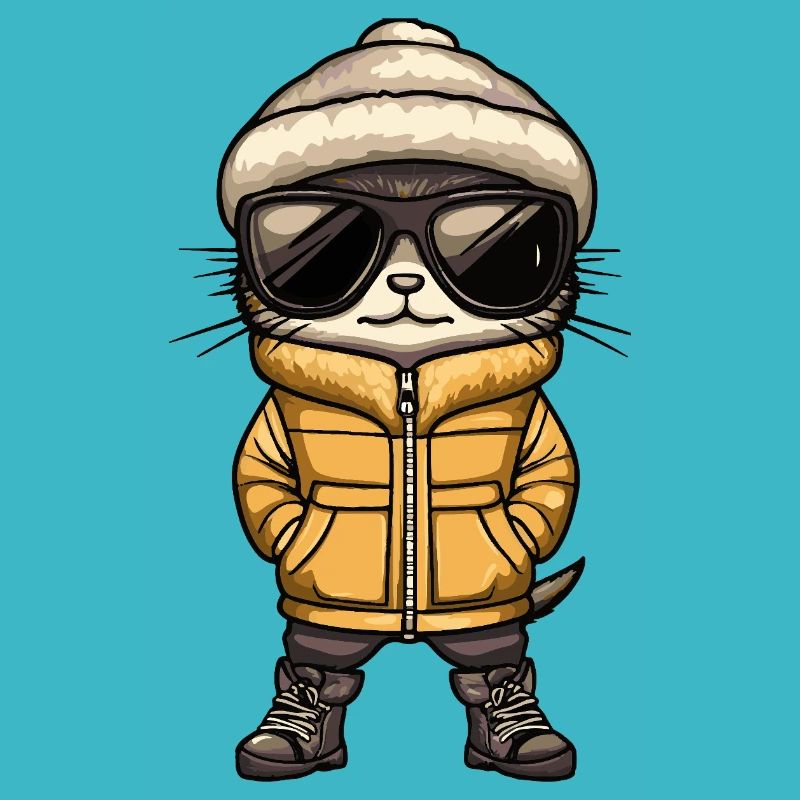 Erdmännchen Cool Comic