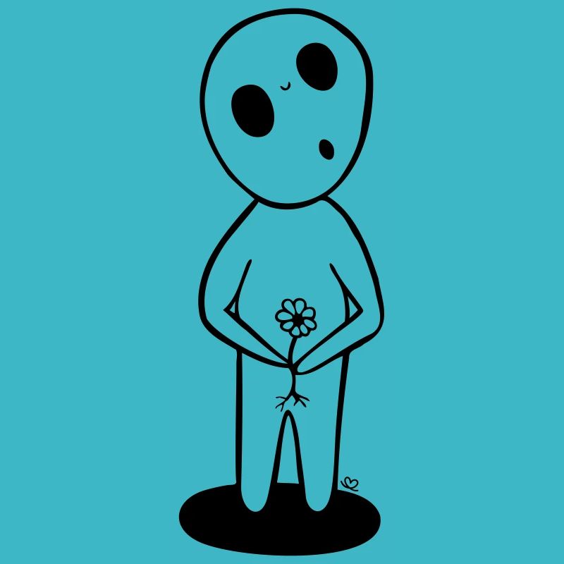 SYLVANN: der Sylvain mit der Blume - schwarze Version