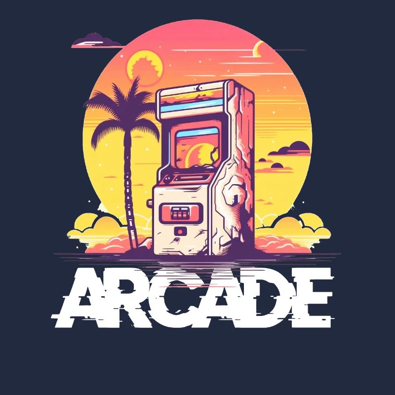 Vintage Arcade-Controller Nostalgischer