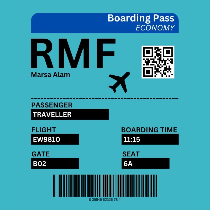 Marsa Alam Égypte Billet d’avion Idée de vacances
