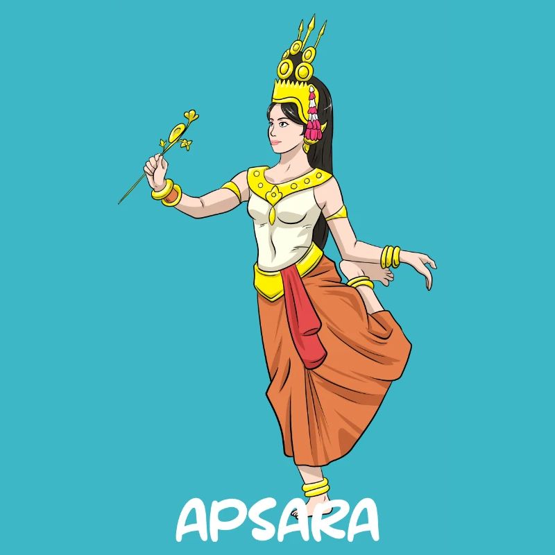 Cambodia Tradition Dance Khmer Apsara I Gift