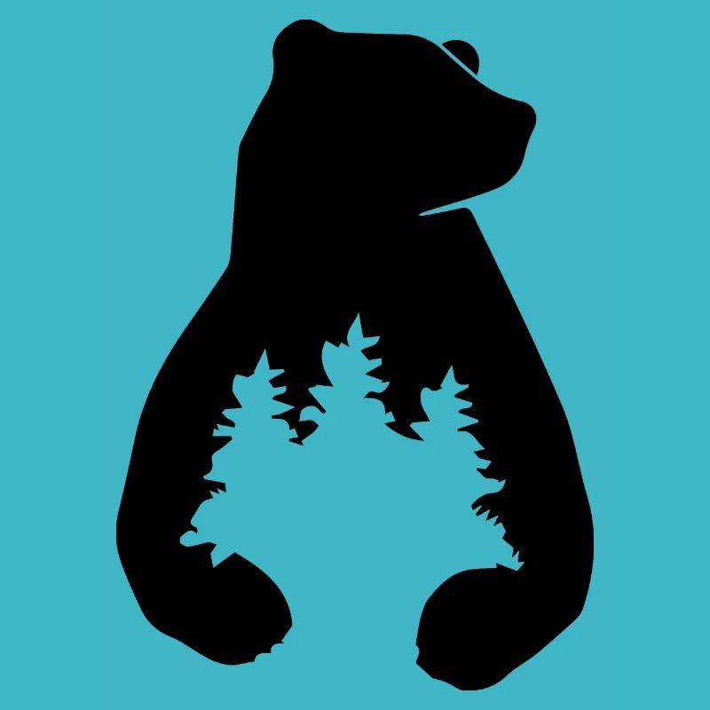 Bear and trees