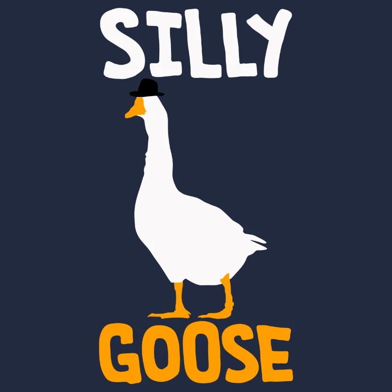Silly Goose with a hat