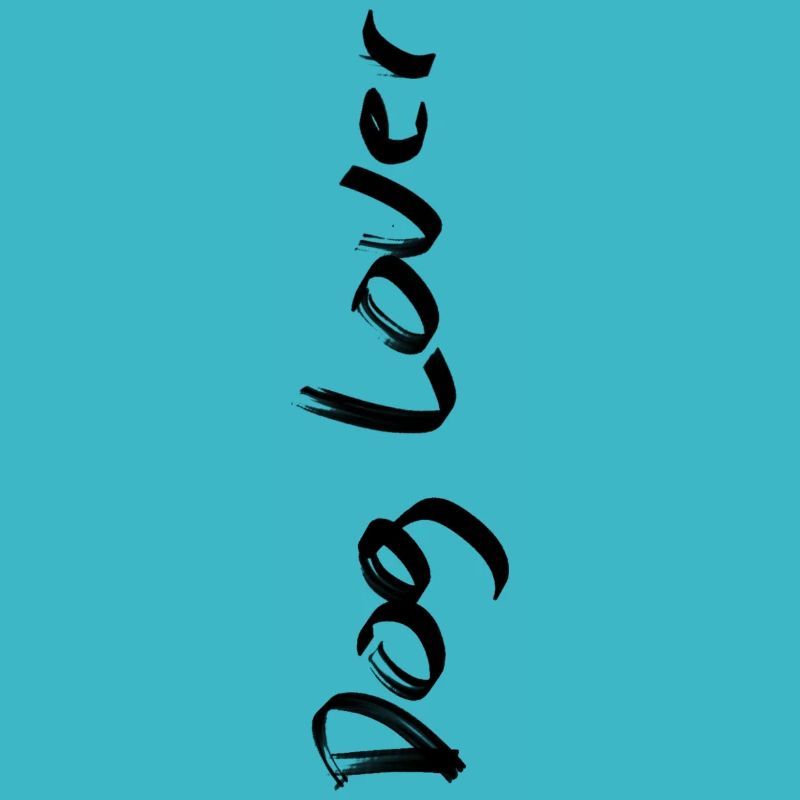 Dog lover lettering