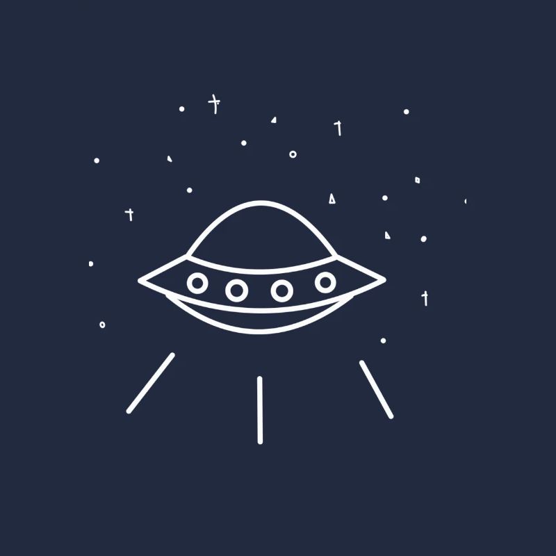 UFO night sky
