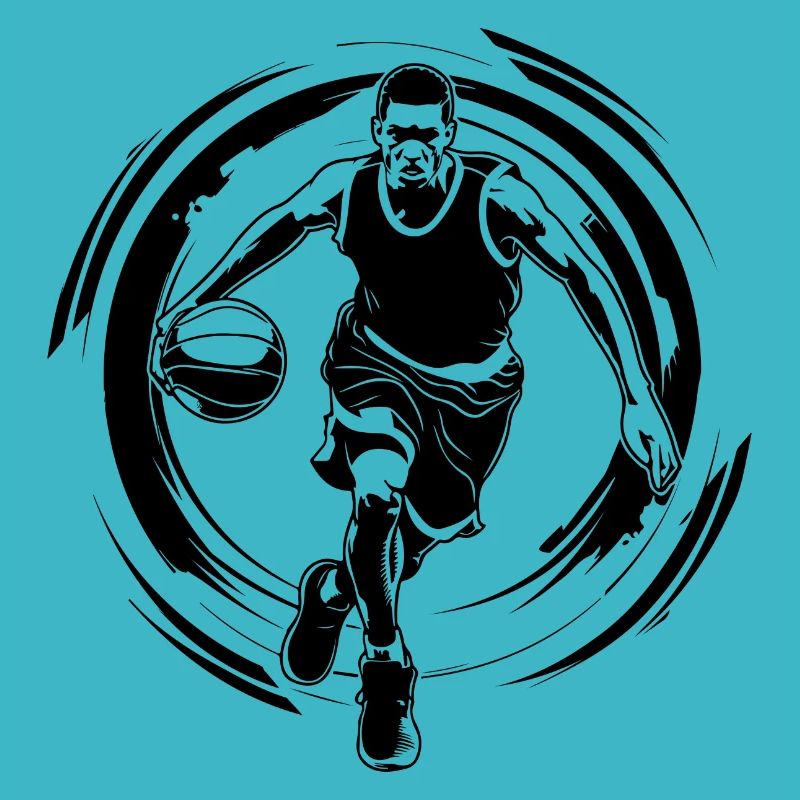 Basketteur Basketteur Basketteur Silhouette