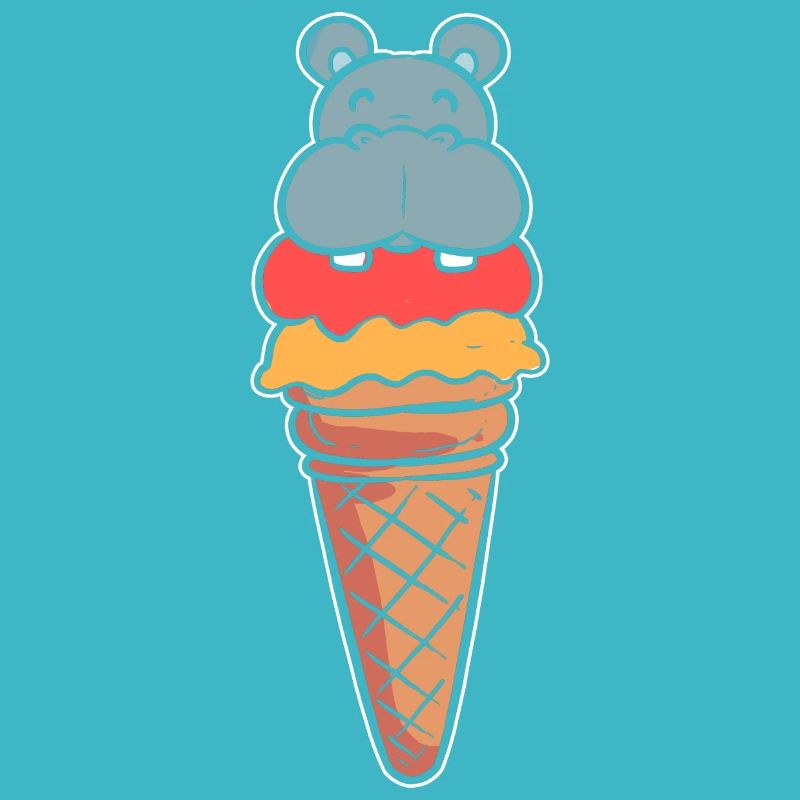 Hippo-Eis Süße Geschenk