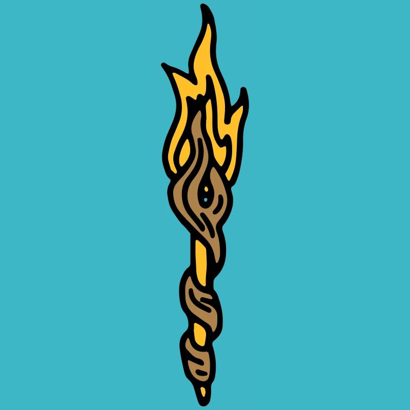 Magic wand torch wizard magic magician