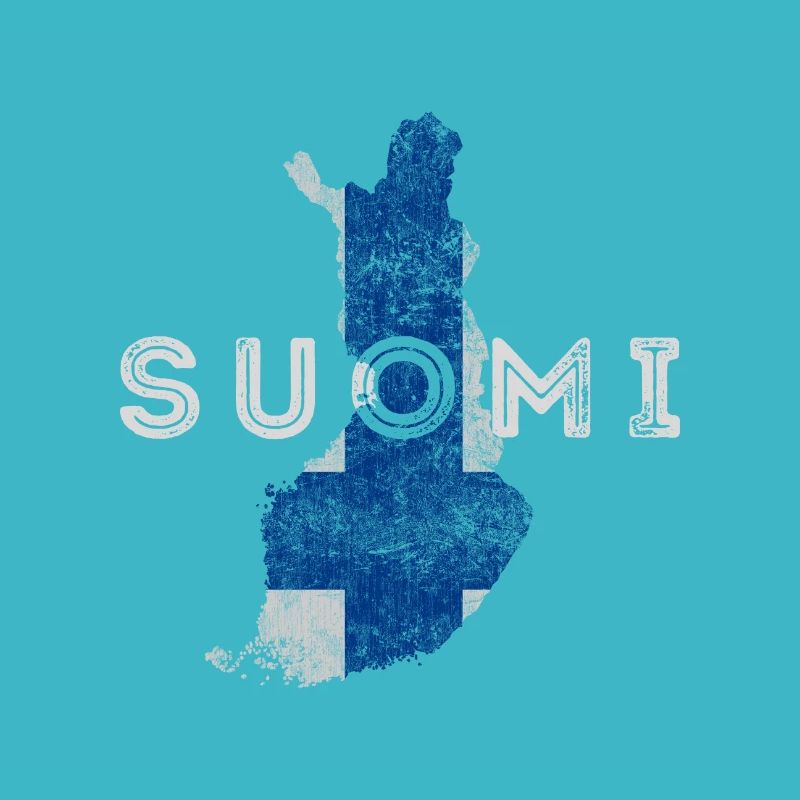 Finnland Form und Flagge