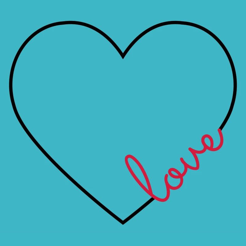 Cadre coeur d'amour
