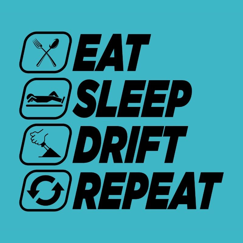 MANGER SOMMEIL DÉRIVE RÉPÉTER