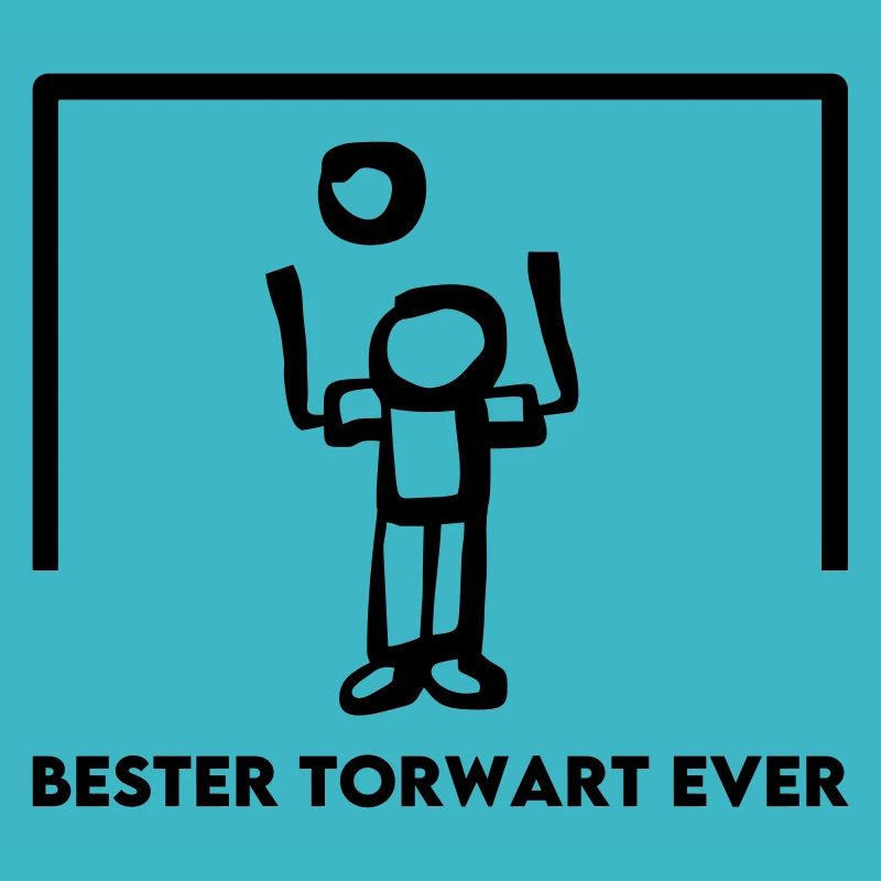 Torwart im Tor bester Torwart Ever - Fußball Hand
