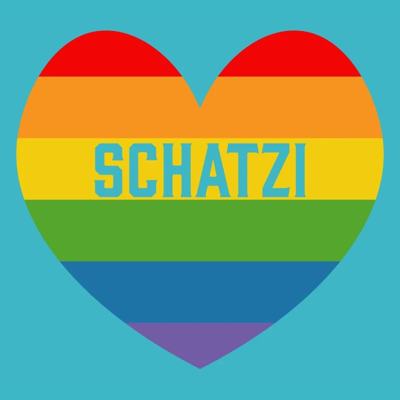 Regenbogenherz Schatzi LGBT lgbtqi queer