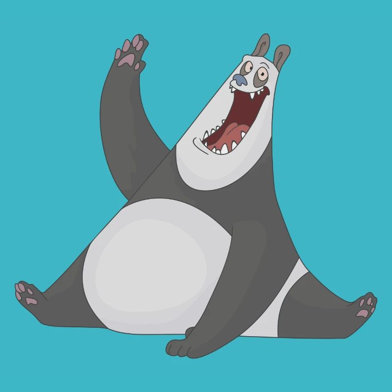 Cute Panda Zeichnung