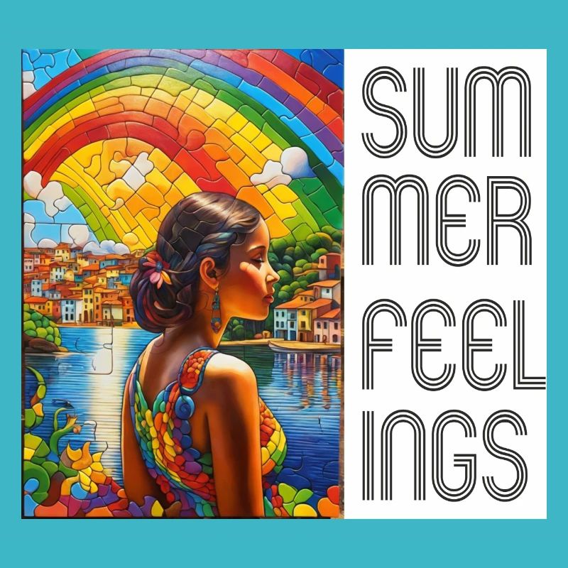 Summer Feeling: Regenbogen über einer brasilianisc
