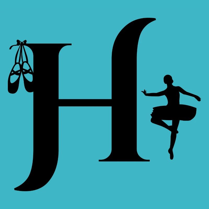 Buchstabe h Ballerina