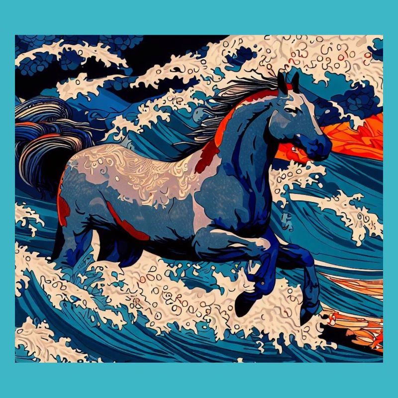 Pferd Japanisch