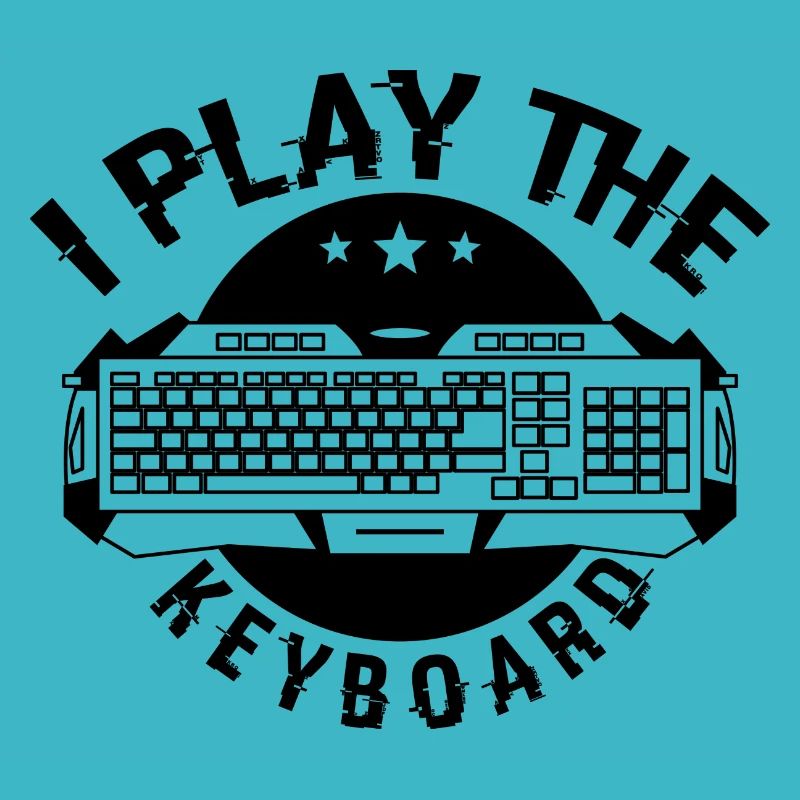 I Play The Keyboard Present For Coding Lover Gamer